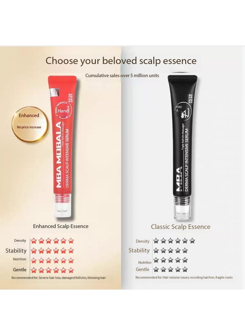 MBA Red & Black CP Roll-on Hair Growth Tonic Set | Black Version for Daily Stabilization + Red Version for Powerful Activation: A Savior Combination for Partial Hair Growth - Image 5